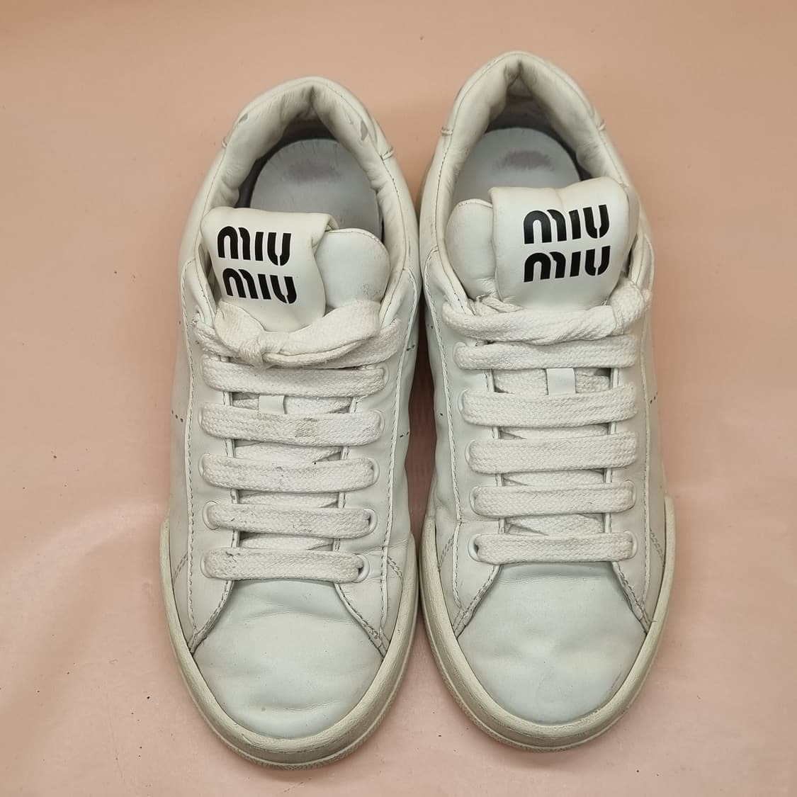 Miu 레더 여성스니커즈36 220 상품이미지2