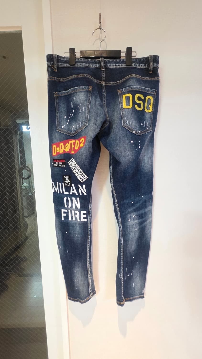 디스퀘어드2 패치 데님 팬츠 (52) 상품이미지3