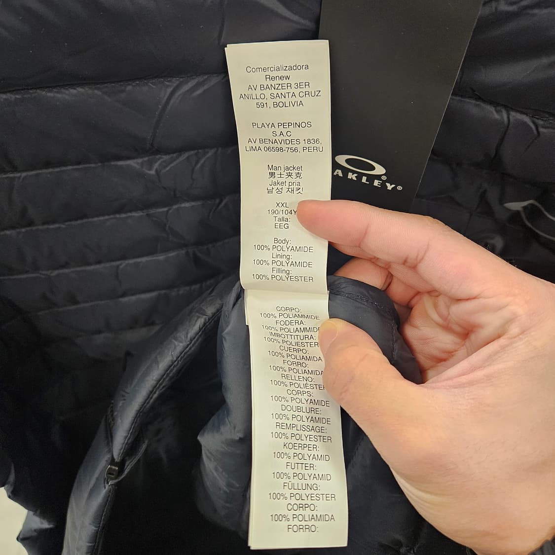 오클리 경량패딩 xxl 새상품 상품이미지5