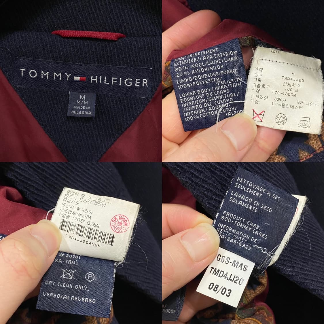 타미힐피거 울 하프 더블 코트 상품이미지8