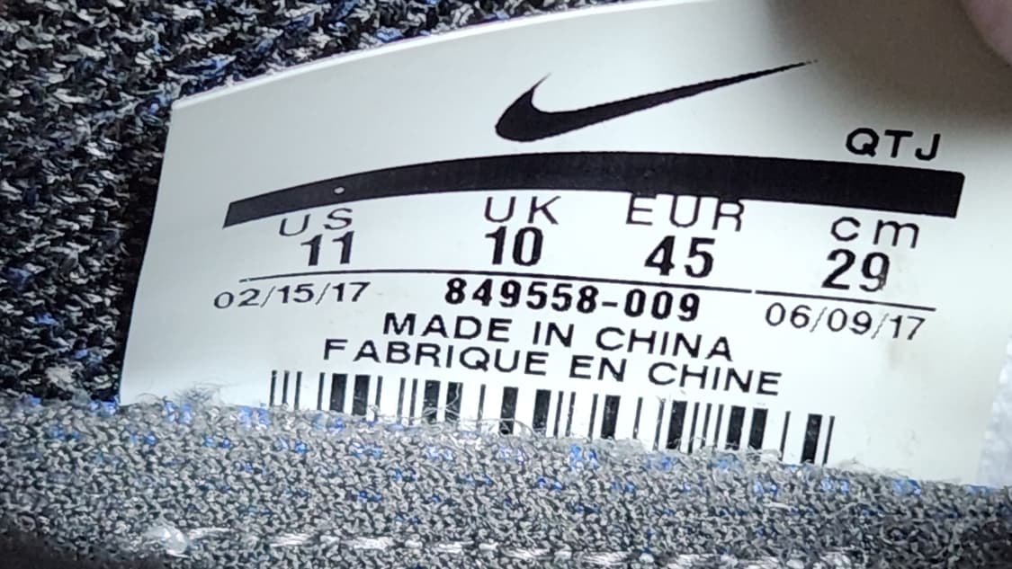 나이키 베이퍼맥스 플라이니트 미드나잇 포그 상품이미지6