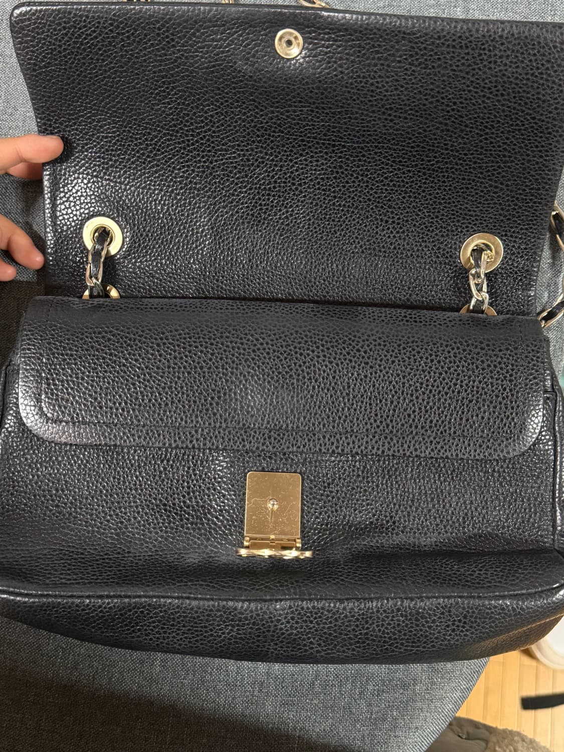 루이까또즈 레더 체인 숄더백 상품이미지4