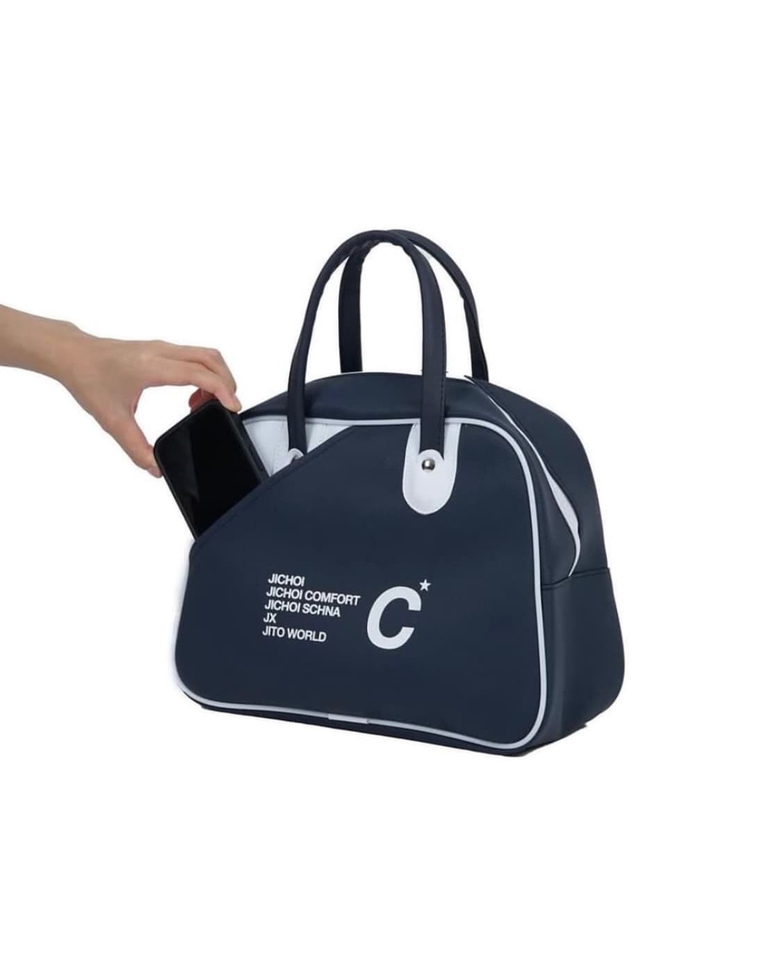 지초이 JICHOI 유나이티드 로고 핸드백 짐백 가방 상품이미지1