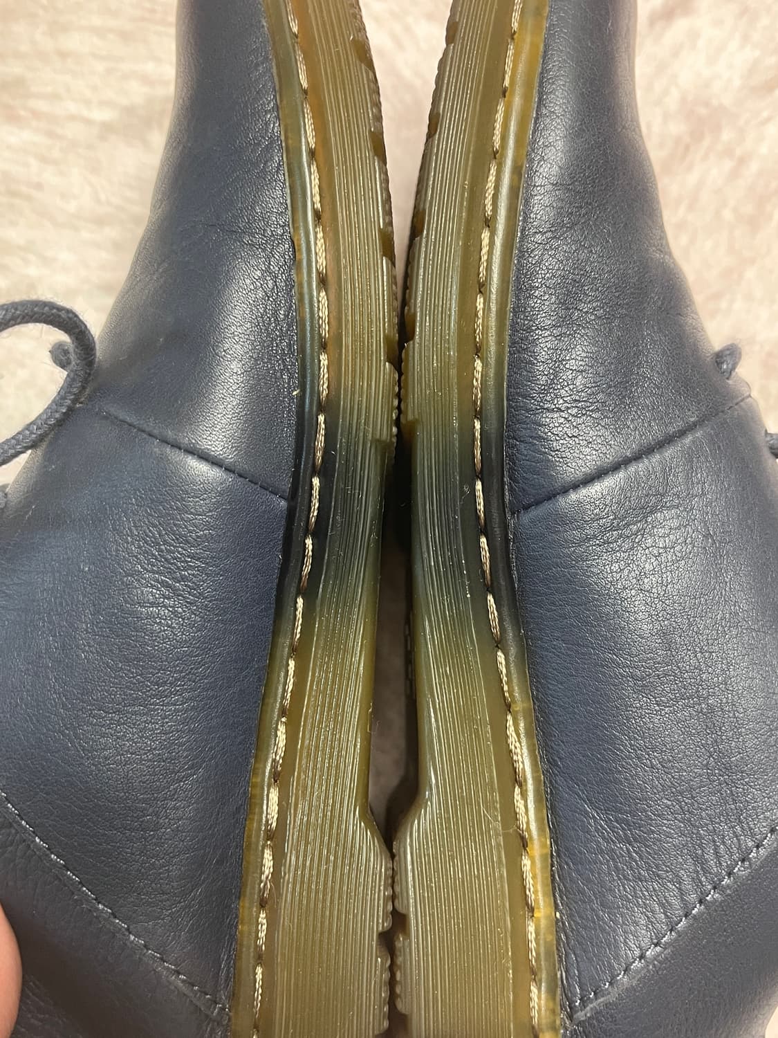 [UK3] 닥터마틴 로리 2 네이비 레더 플랫 슈즈 상품이미지8