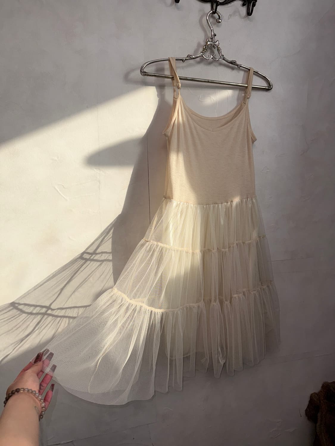 Pink beige ballet chiffon ops 상품이미지1