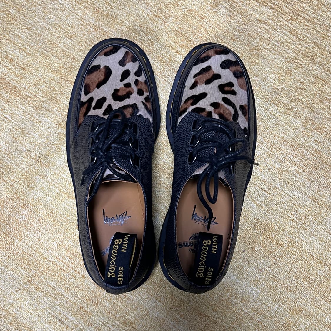 닥터마틴 x 스투시 레오파드 로퍼 uk7 260 상품이미지3