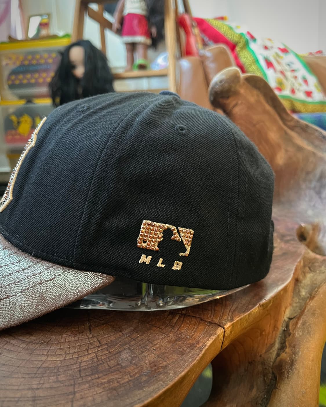 MLB Swarovski Cubic Logo Baseball Cap 상품이미지7