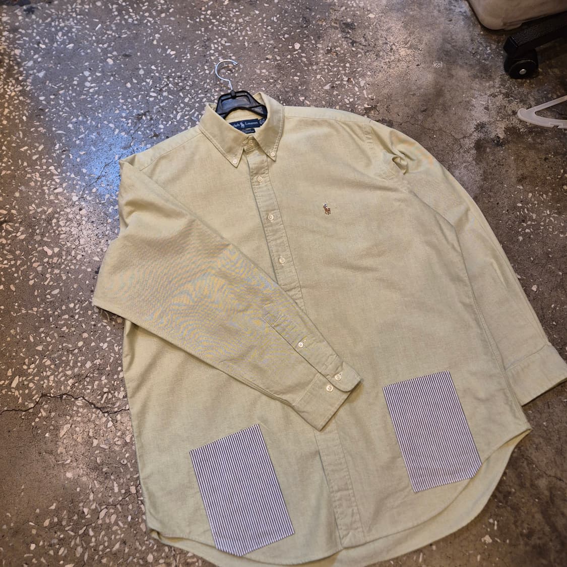 L~XL 폴로 연그린 패치커스텀 셔츠  상품이미지7