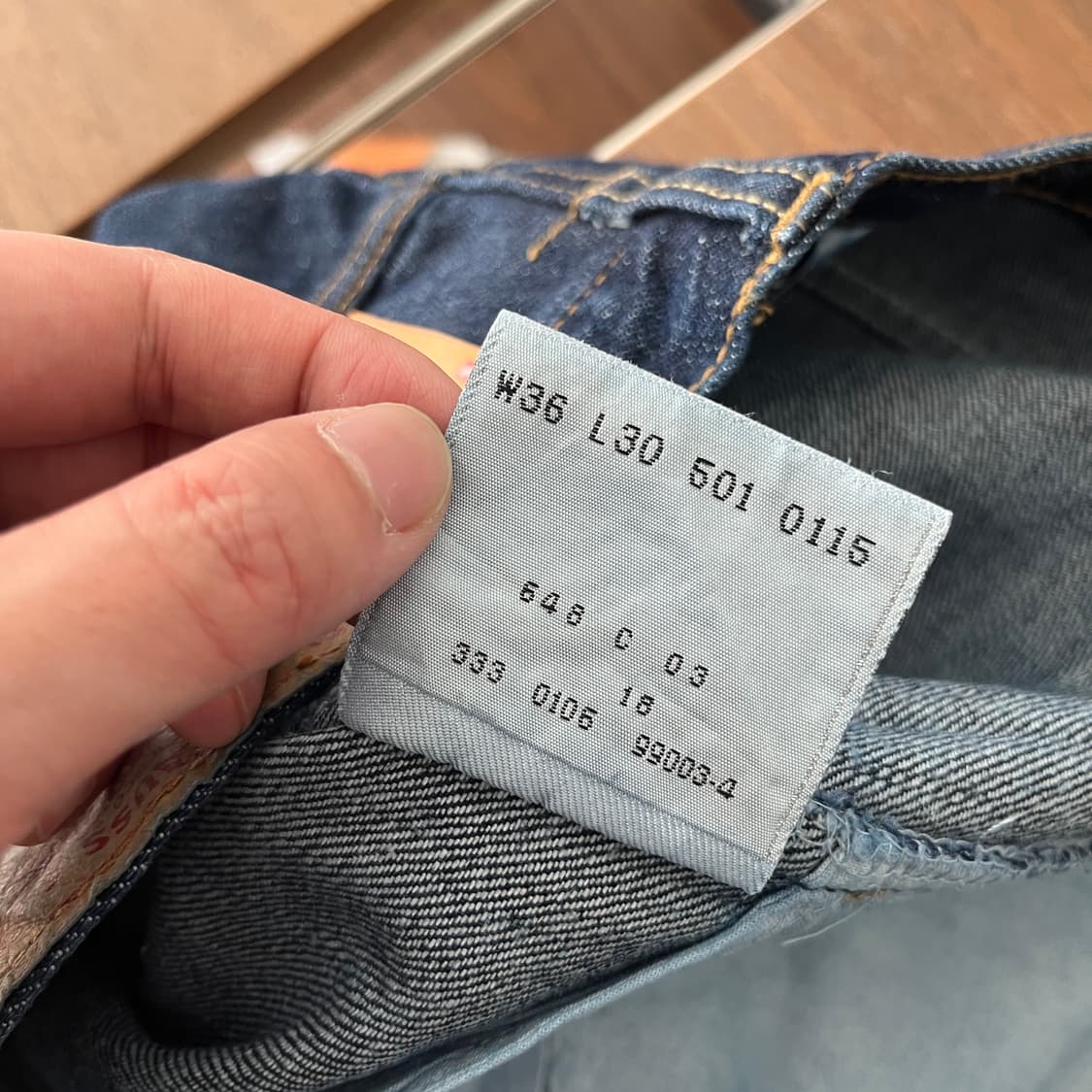 00s 리바이스501 데드스탁 [36x30] 상품이미지8