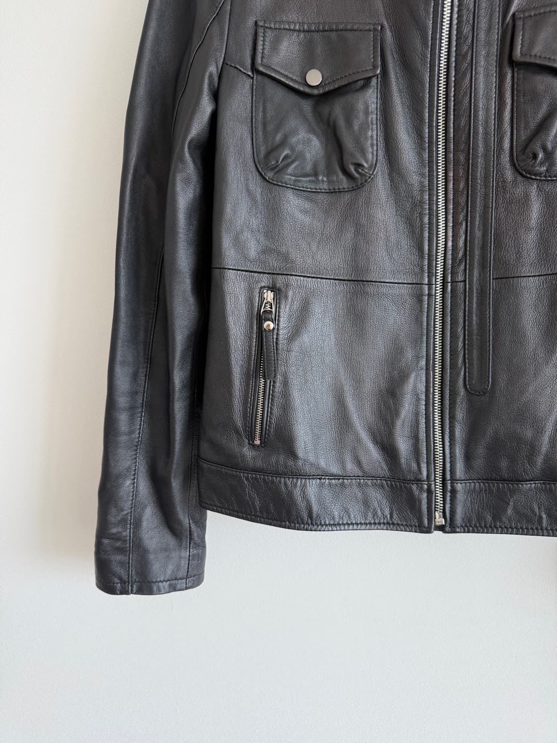 씨티지(City Gee) 램스킨 레더 자켓(LEATHER: ITALY) 상품이미지4