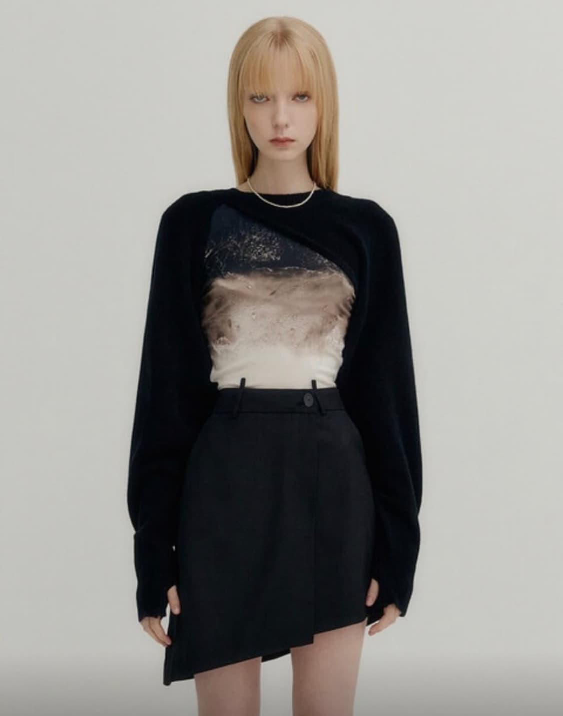 YUSE 볼레로 블랙 상품이미지1