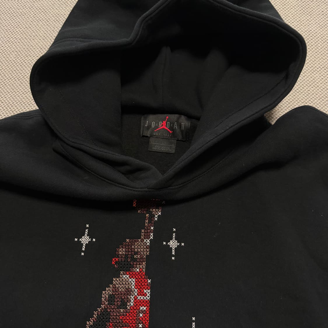 조던 점프맨 자수 후드티 상품이미지3