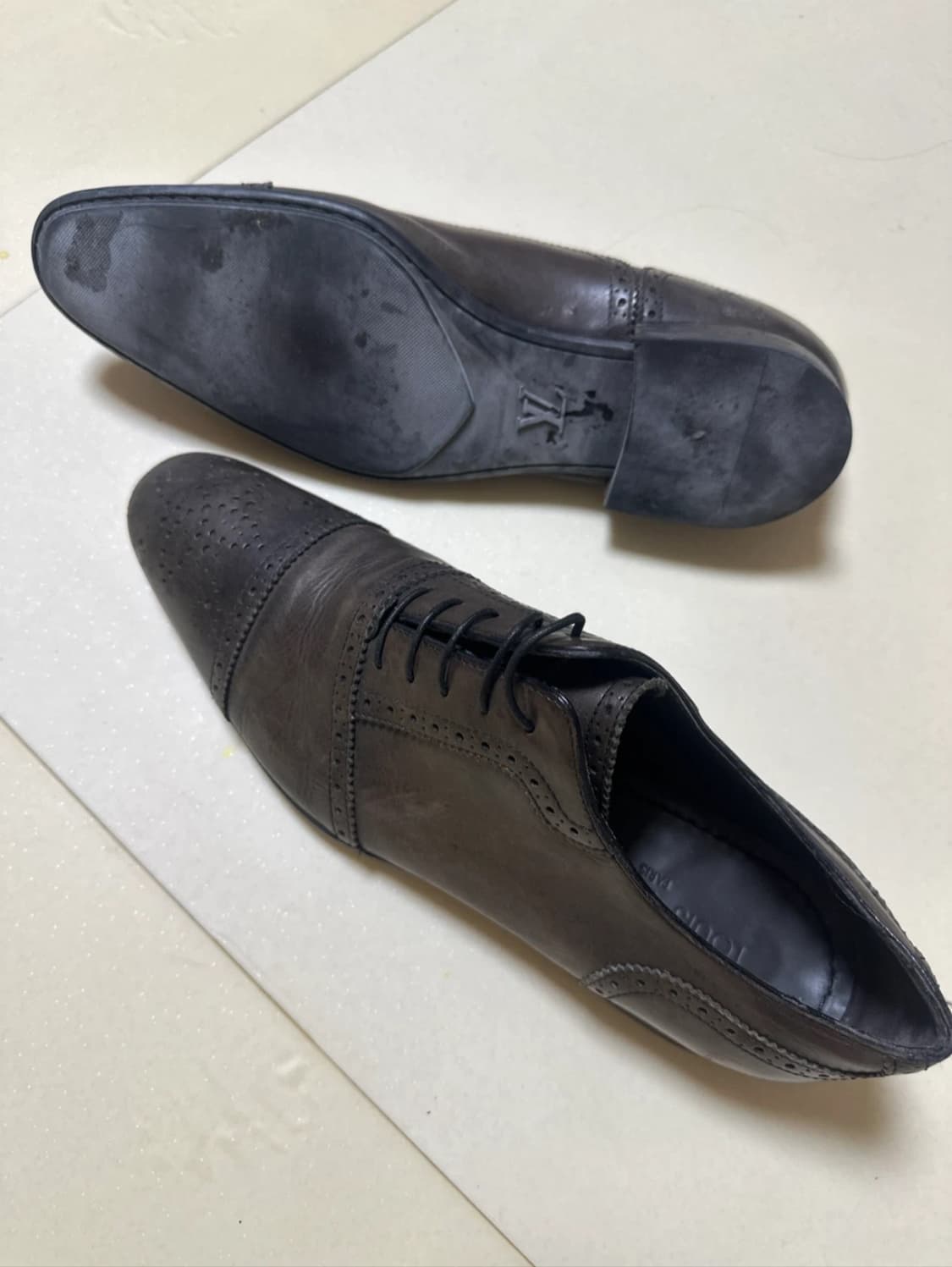 루이비통 윙팁 브라운 구두 상품이미지2