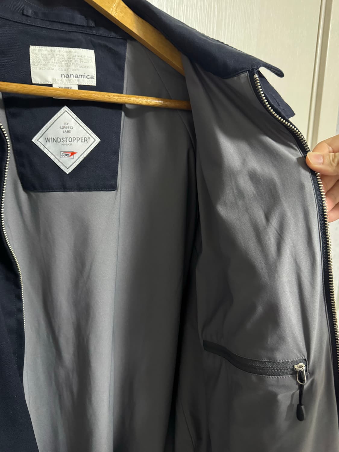 나나미카 고어텍스 인피니움 치노 크루 자켓 네이비 M 상품이미지3