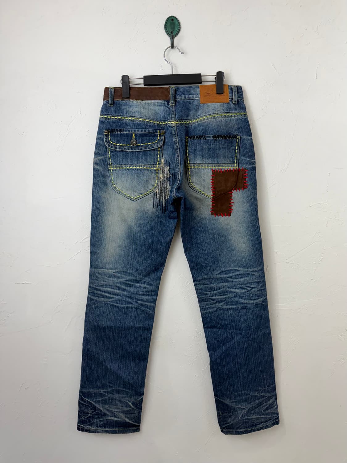 00s 패치워크 데님 팬츠 상품이미지5