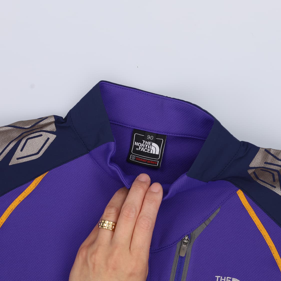 90 노스페이스 여성 반집업 긴팔티 0408H1 상품이미지3