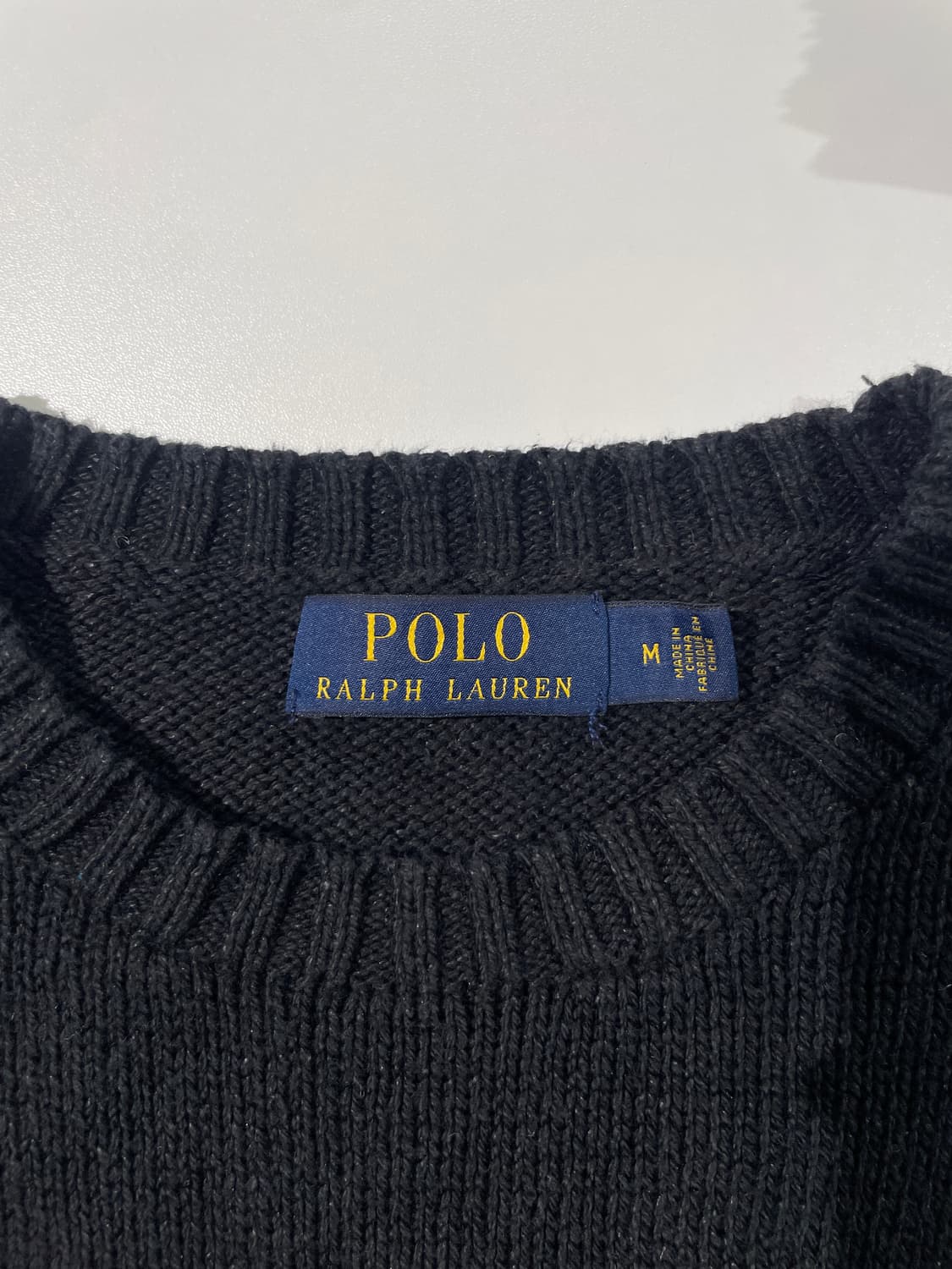 폴로 랄프로렌 블랙 코코아 베어 크루넥 스웨터 상품이미지7