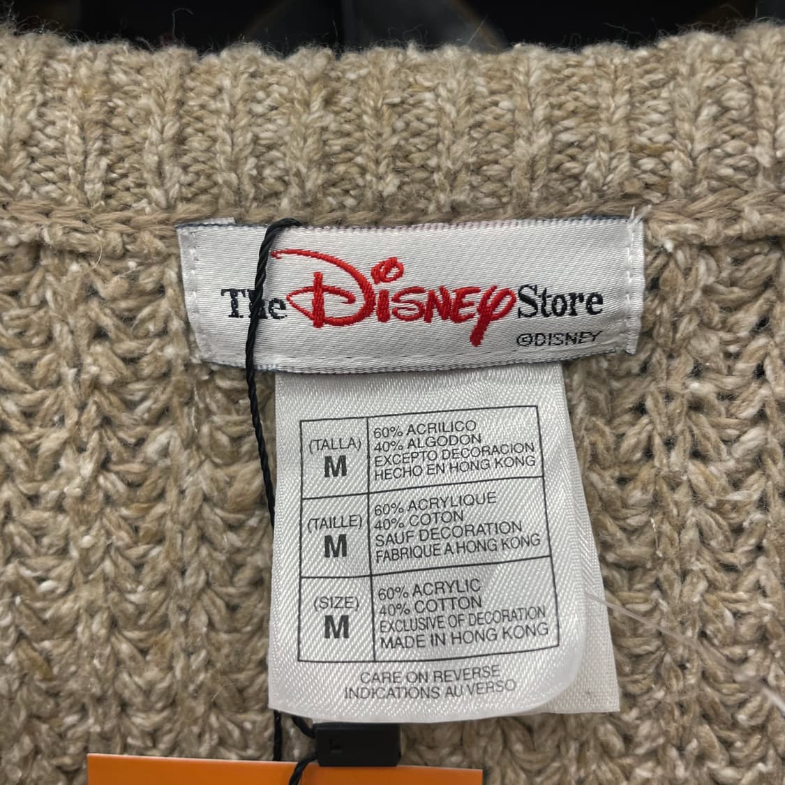 디즈니 클래식 어센틱 미키마우스 자수 로고 니트 스웨터 상품이미지7