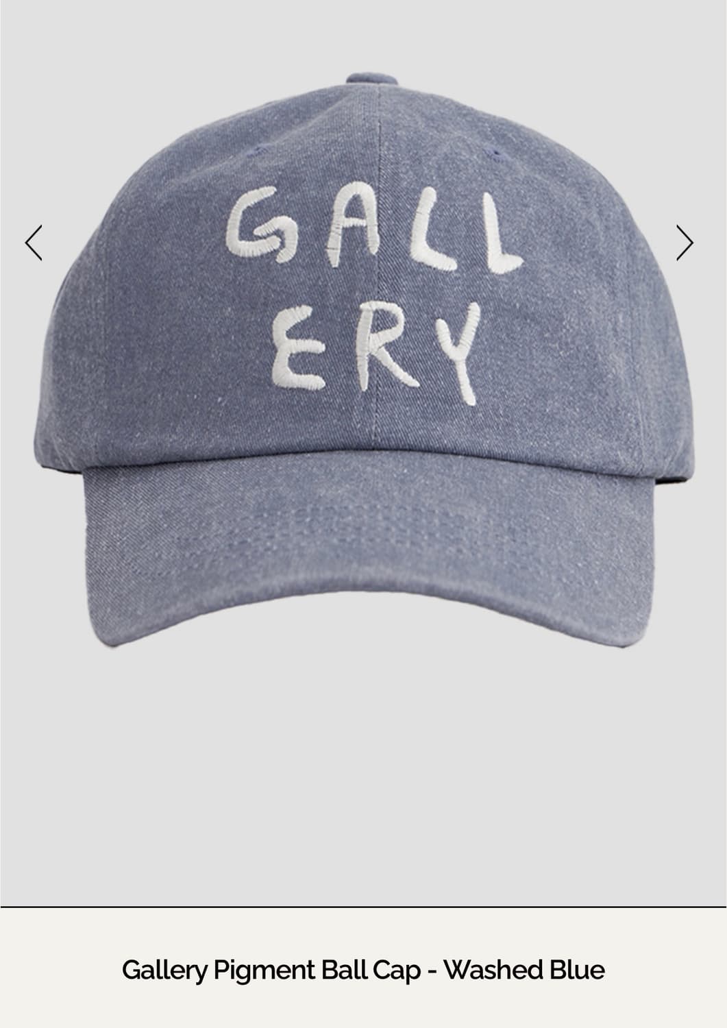 1011갤러리 / 피그먼트 볼캡 (워시드 블루) / OS 상품이미지1