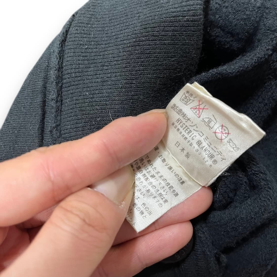 히스테릭 글래머 스펠아웃 레터링 아트 다크 블레이저 상품이미지4