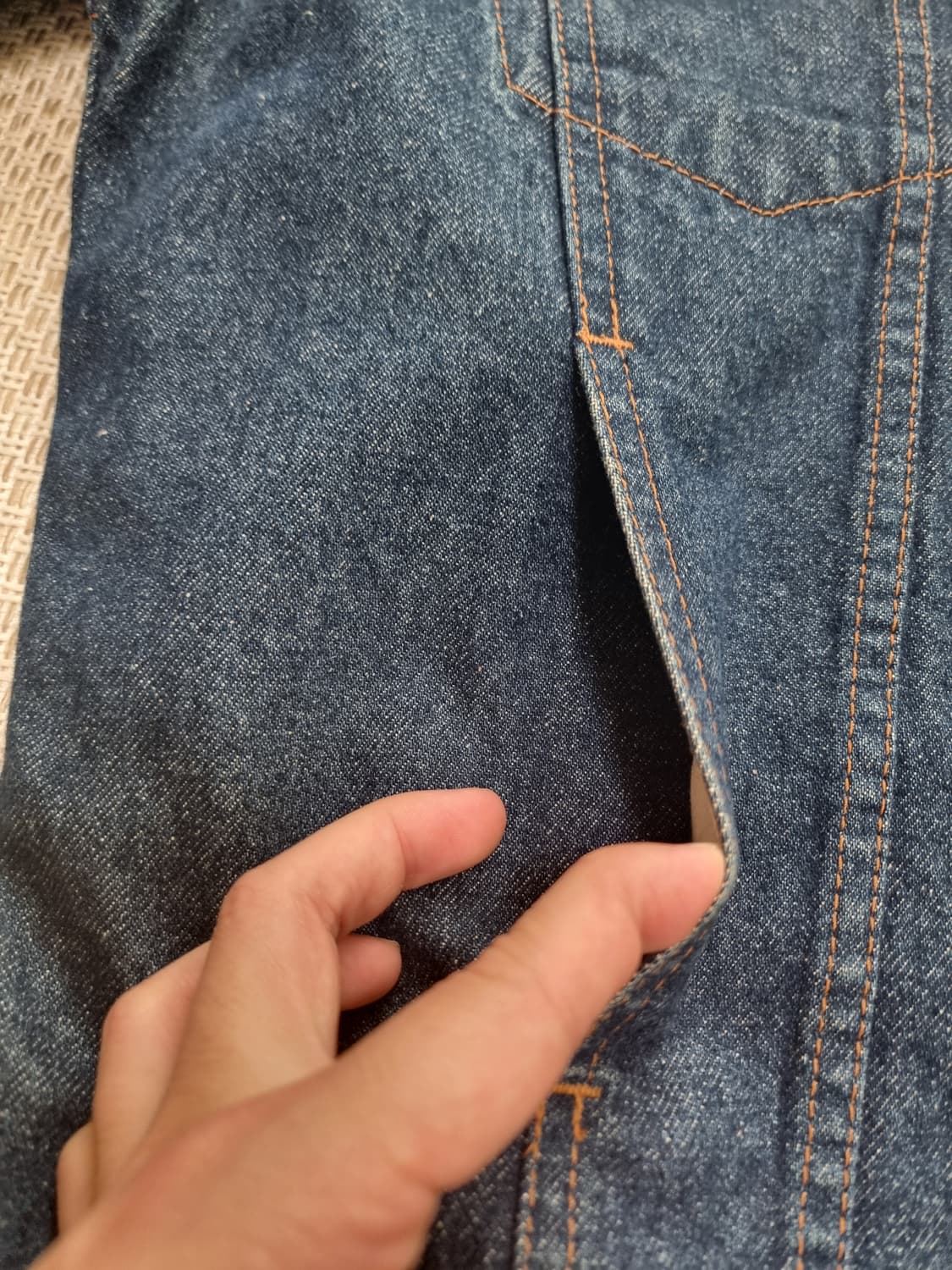 재팬 리바이스 levis 빈티지 80's 데님 트러커 청자켓 70651 상품이미지6