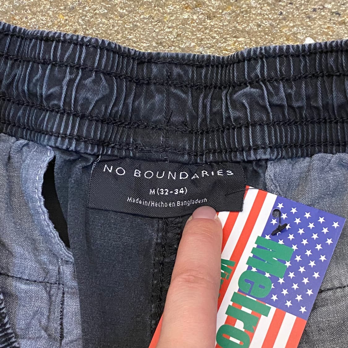 USA 미국 빈티지 NO BOUNDARIES 조거팬츠 상품이미지3