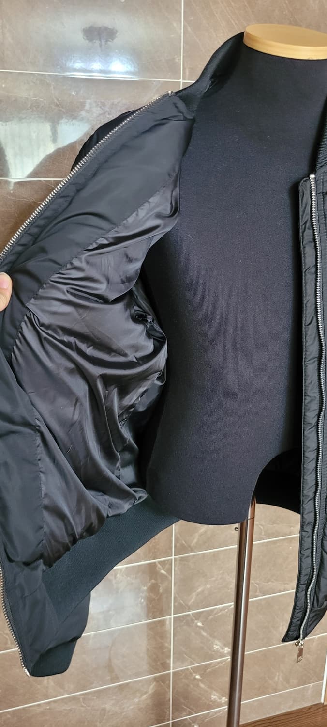 AIRBORNE 블랙 봄버 자켓 남성 105 상품이미지6