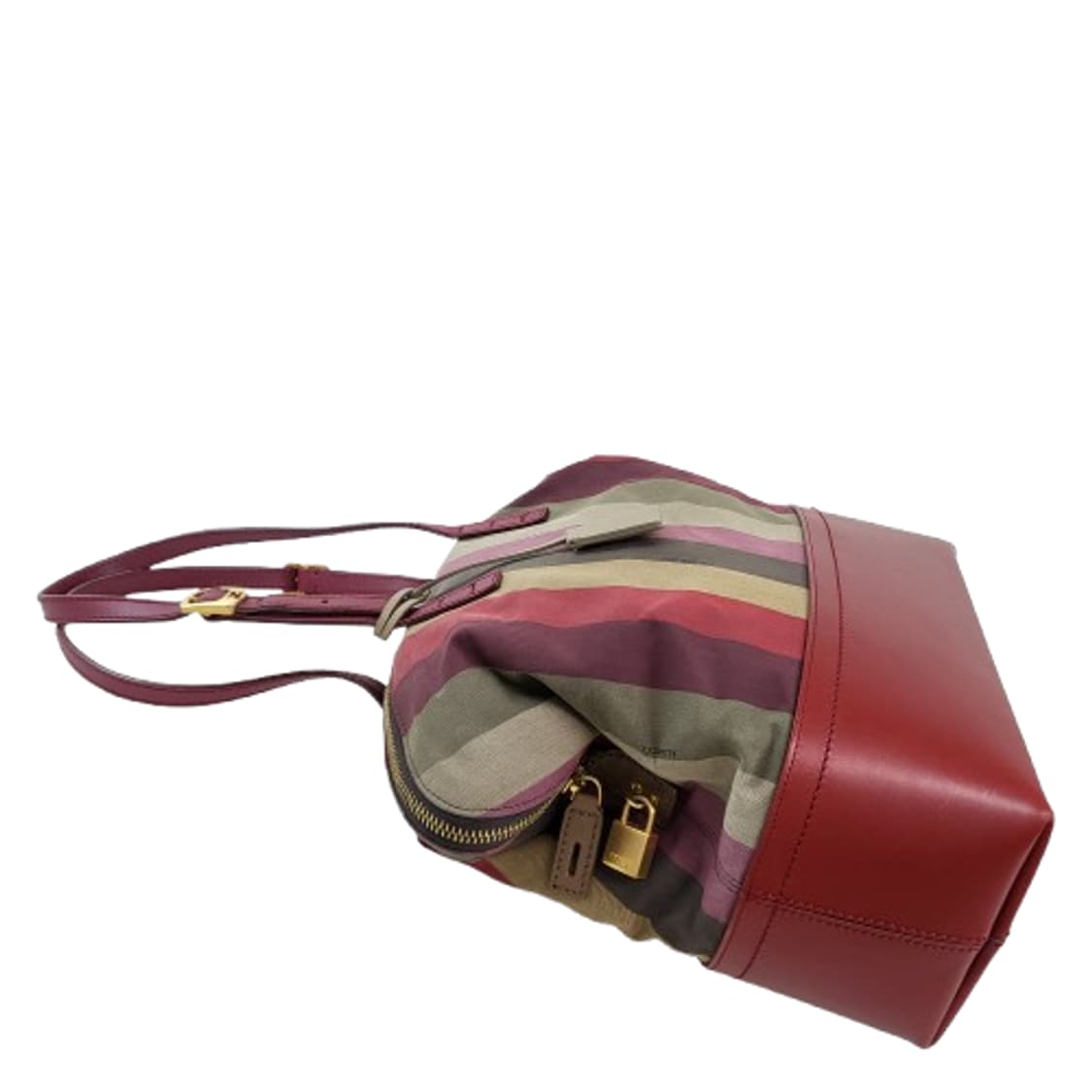 정품 펜디 피칸 스트라이프 멀티컬러 토트/숄더백 상품이미지5