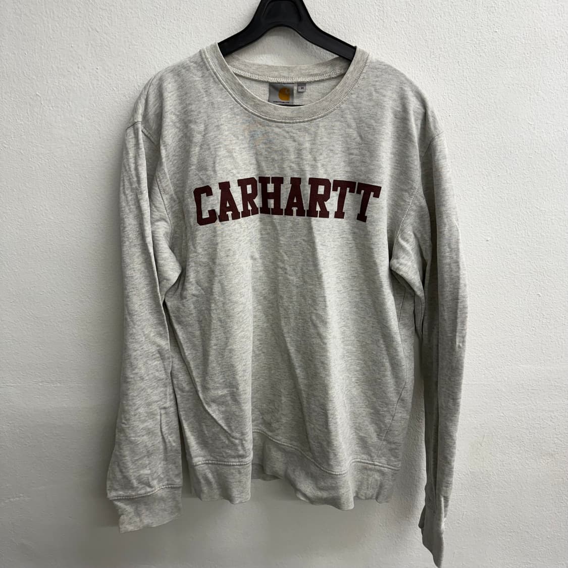 칼하트 로고 맨투맨 그레이 M 상품이미지1