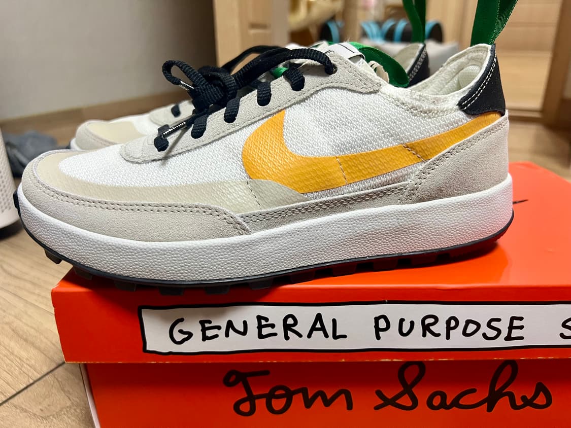 245,260)정품 새상품 나이키X톰삭스 제너럴 퍼포즈 슈 파인 그린 상품이미지3