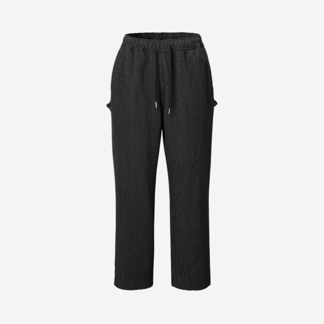 Cotton Stripe Pants Black 상품이미지1