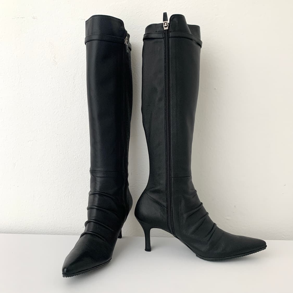 [새상품] mook 무크 큐빅벨트 롱부츠 240 상품이미지3