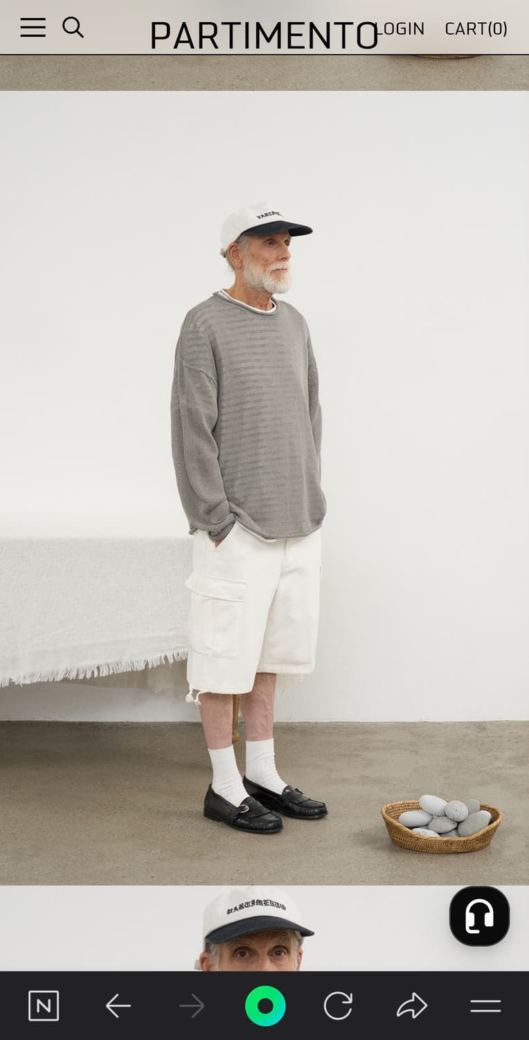 파르티멘토 볼캡 미사용품  상품이미지1