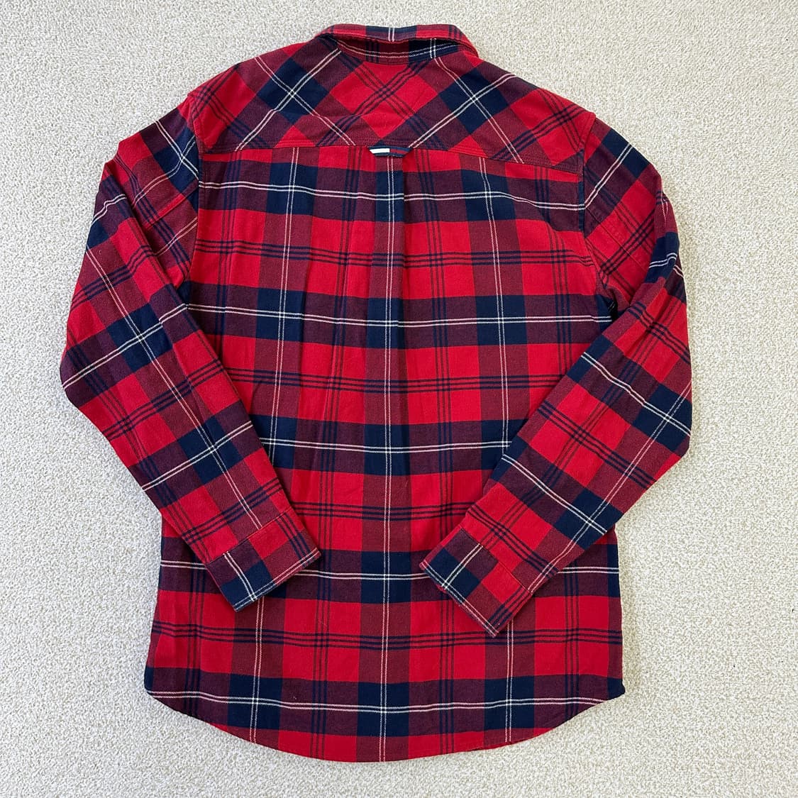 M 타미진스 레드 체크 긴팔 0323D 상품이미지5