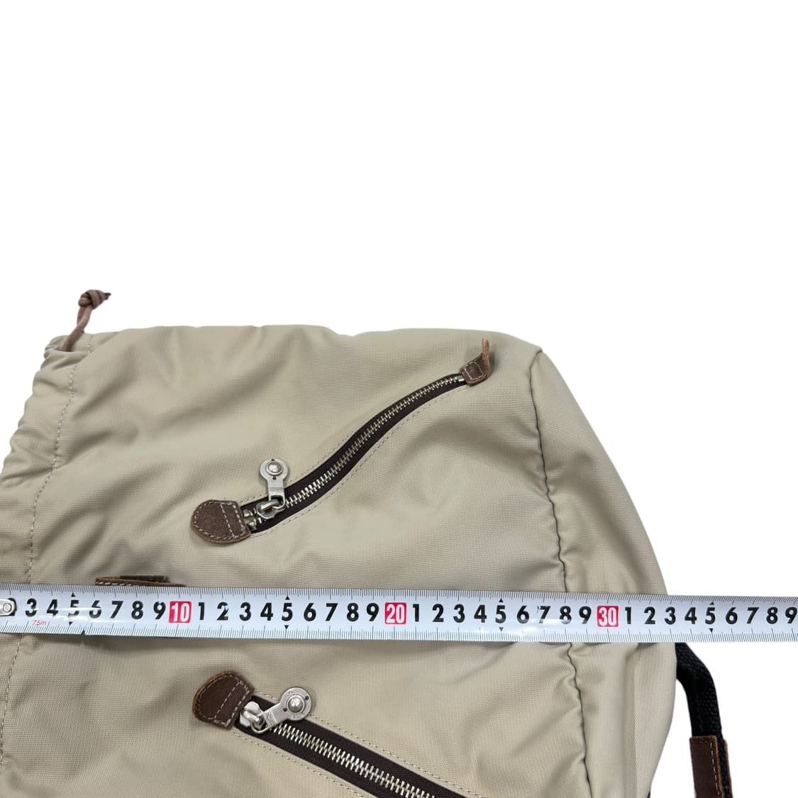 키플링 빈티지 Y2K 복조리 미니백팩 가방 베이지 브라운 상품이미지4