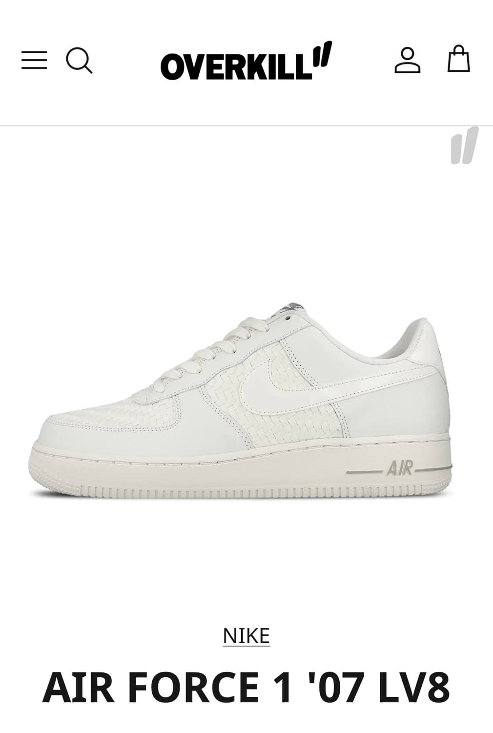 나이키에어포스1 Low '07 LV8 (265) 상품이미지6