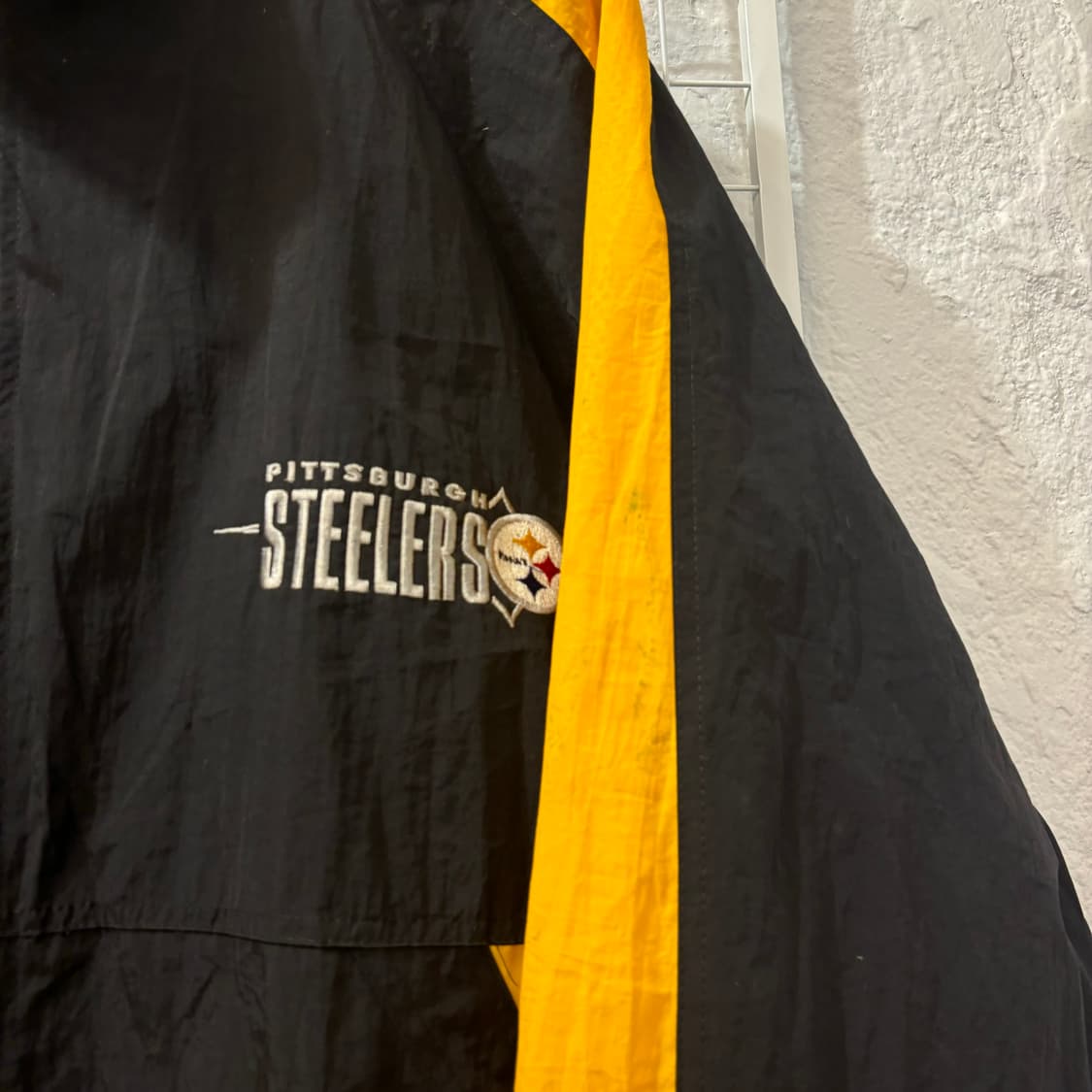 NFL X 스타터 90s 올드스쿨 피츠버그 스틸러스 바람막이 XL 상품이미지5