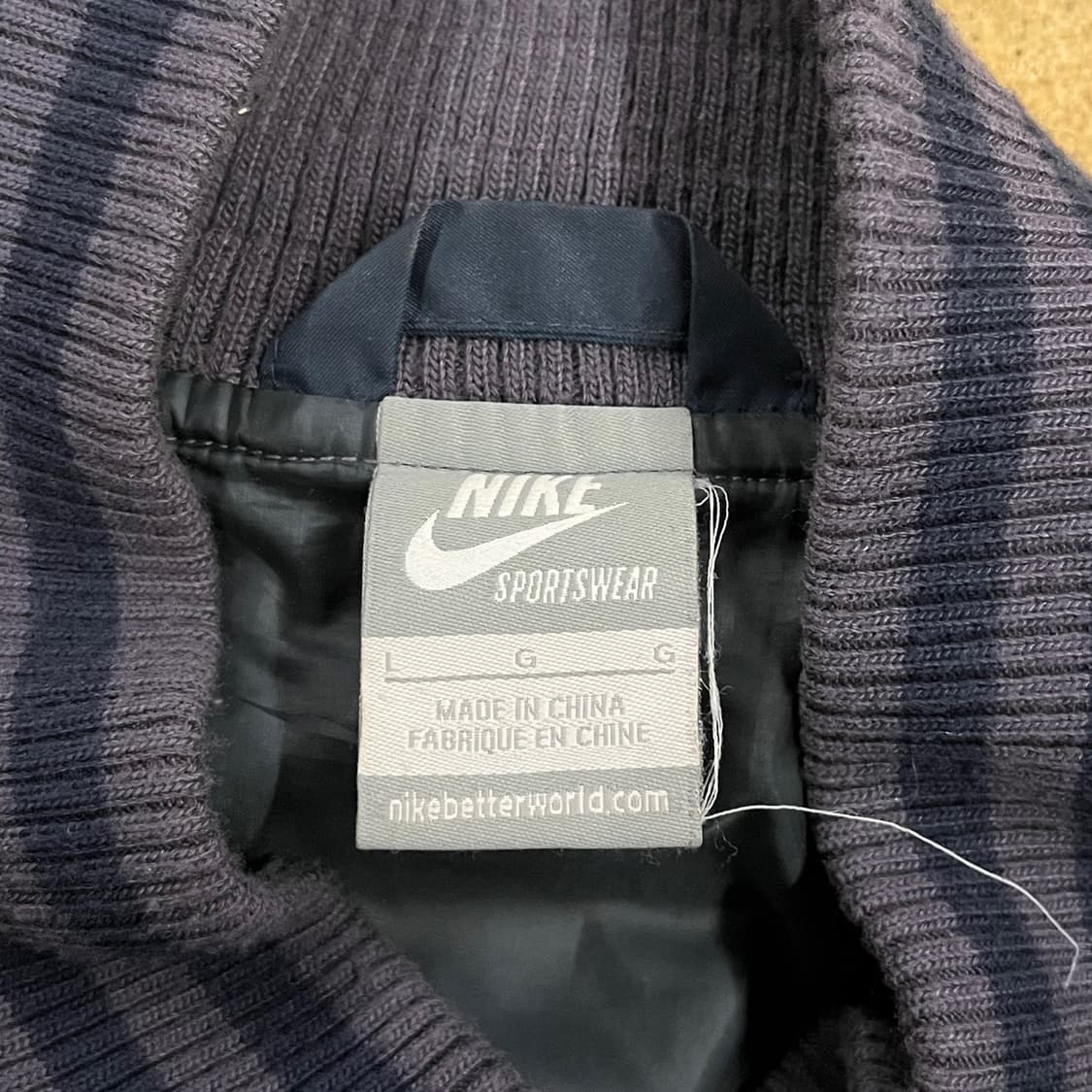 [정품/L] 나이키 컬러 배색 스타디움 자켓 봄버 b17 상품이미지5