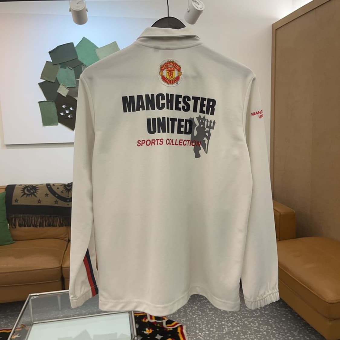 맨체스터 유나이티드 희귀 축구 트랙탑 져지 집업 M C06639 상품이미지4