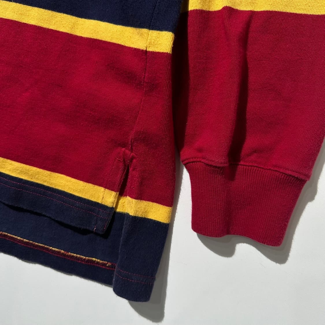 폴로 랄프로렌 스트라이프 보더 럭비 카라 티셔츠 상품이미지6