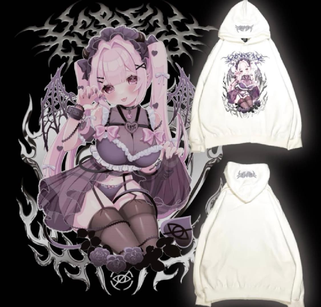 Kry clothing 일본 지뢰계 후드티 상품이미지1