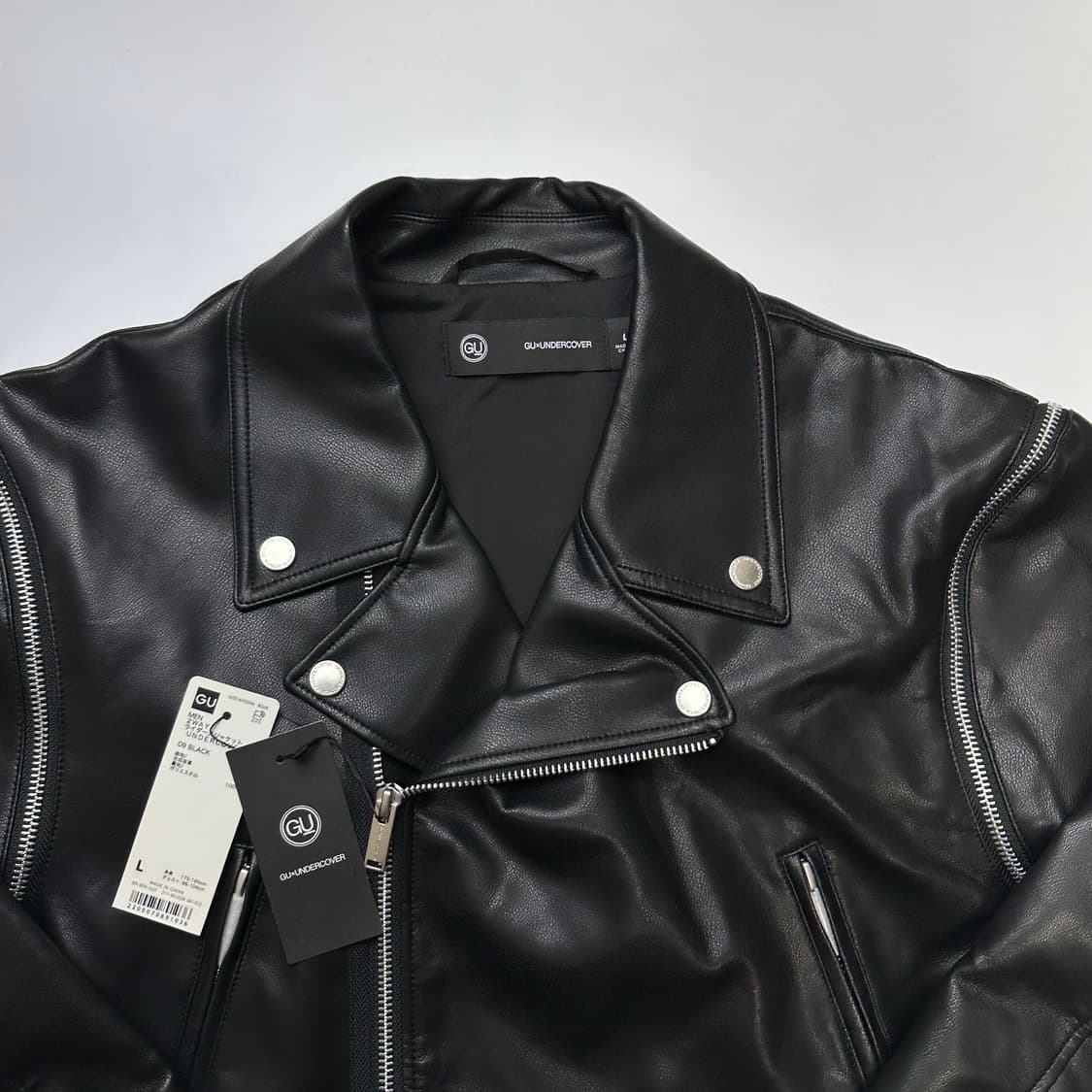 UNDERCOVER x GU 언더커버 지유 가죽 자켓  상품이미지2