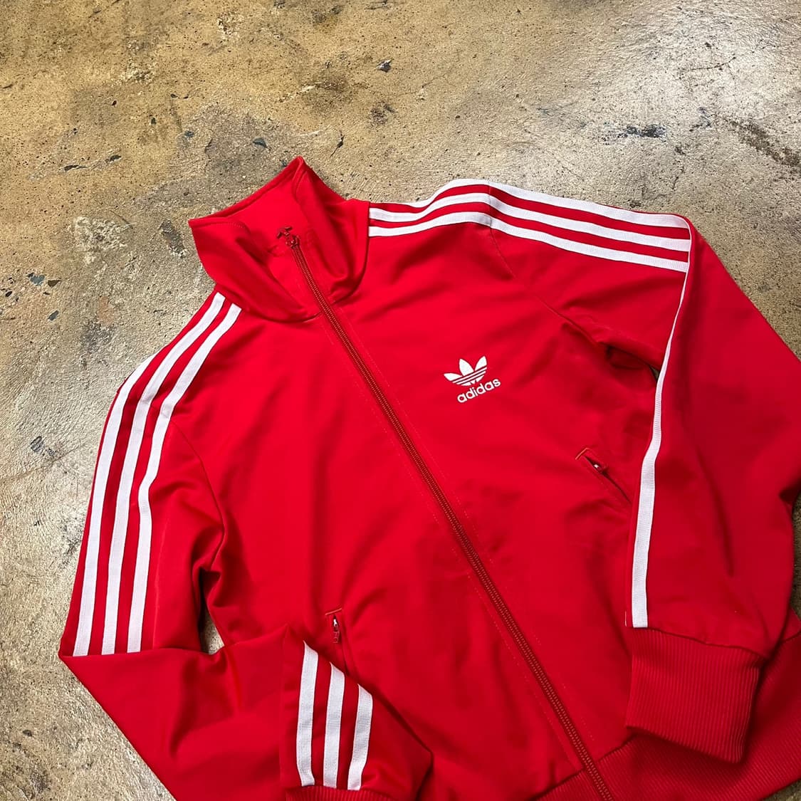 [정품/85] 아디다스 레드 삼선 트랙탑 져지 b10 상품이미지1