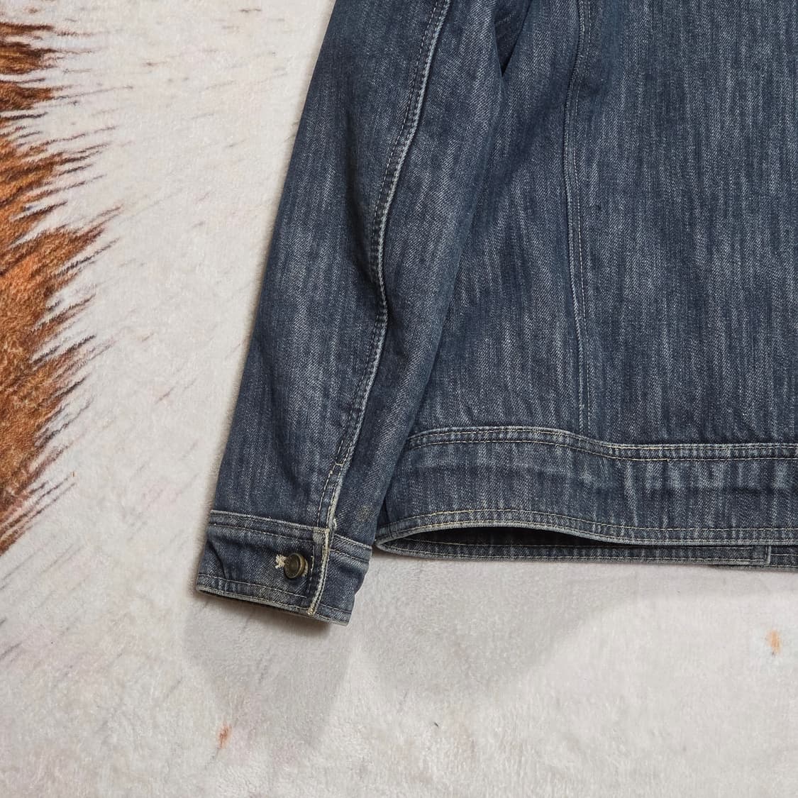 빈티지 데님 쉐르파 자켓 상품이미지6