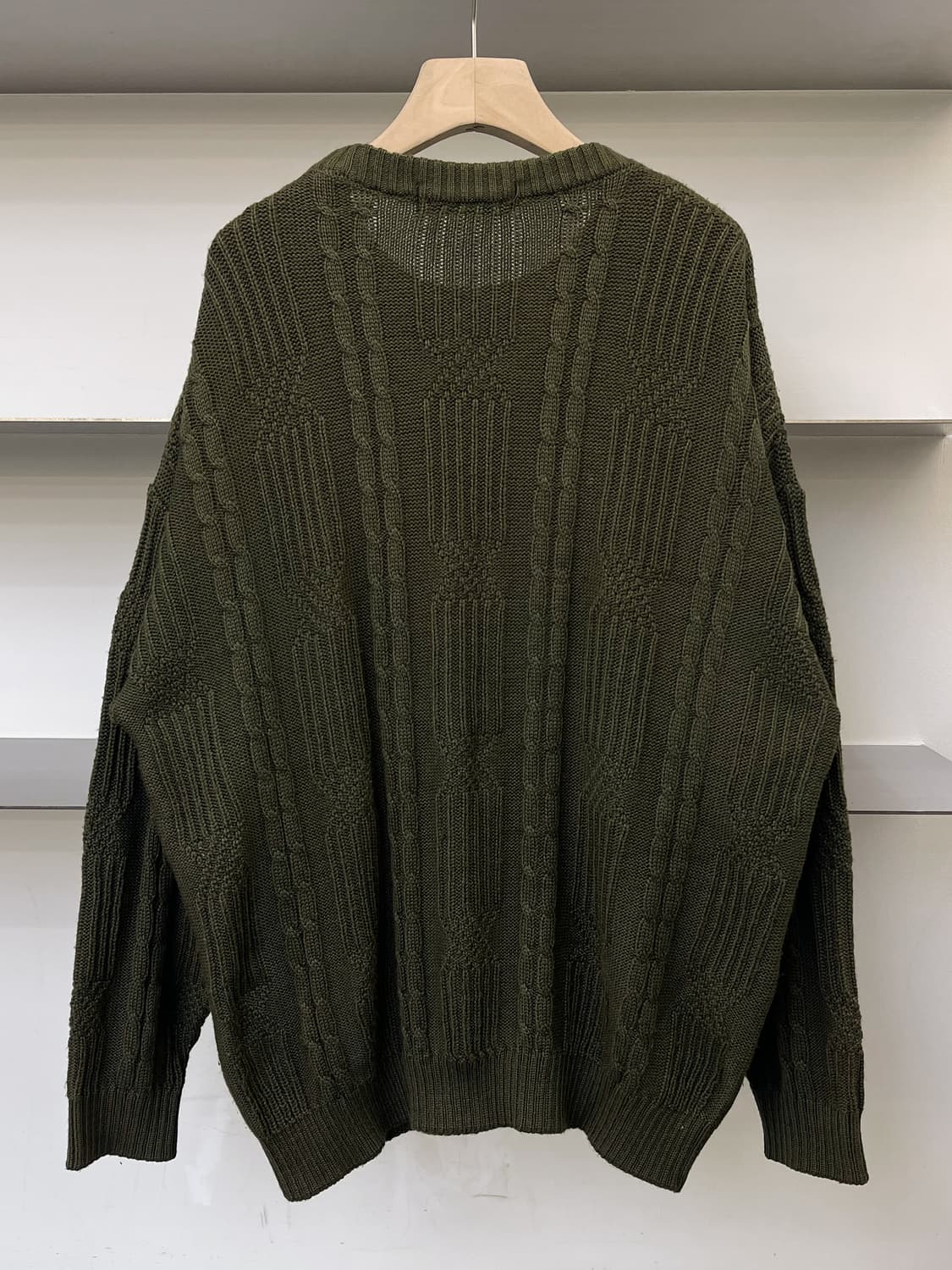 버버리 90s 퀘스트리안 나이크 케이블 니트 상품이미지4