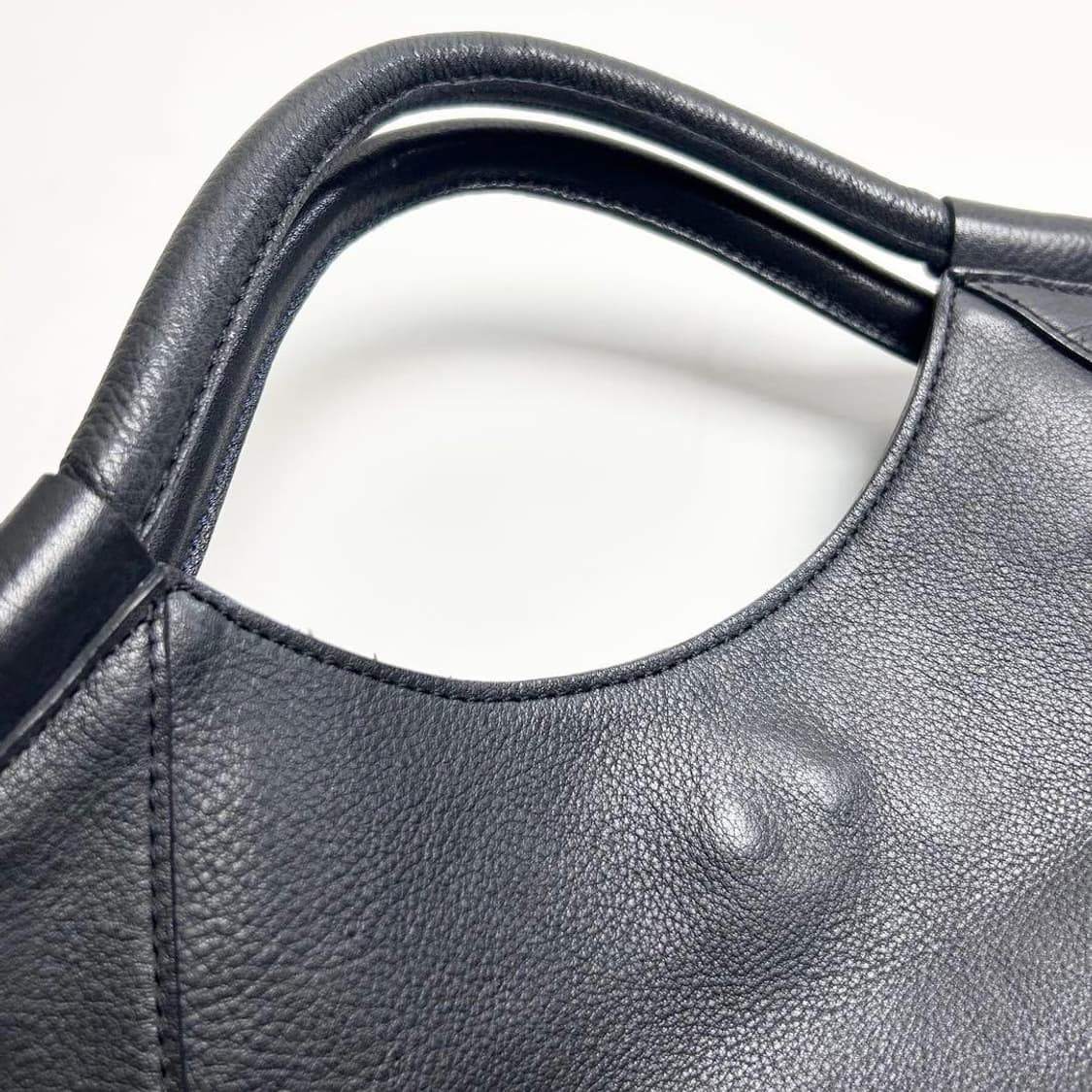 비스테프 카프스킨 레더 토트백 재패니즈 브랜드 요지 릭 스타일 상품이미지4