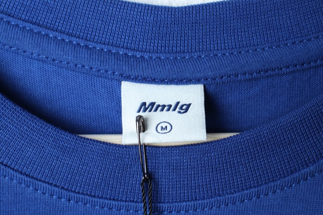 (M-L) 엠엠엘지 반팔 티셔츠 새상품 빅로고 블루 올드스쿨-H32819 상품이미지7