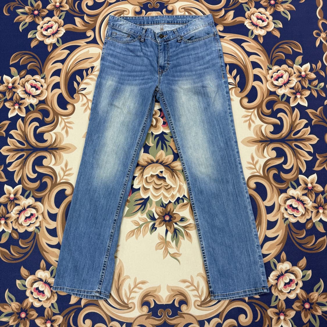 (30)캘빈클라인 Calvinklein 중청 워싱데님팬츠 상품이미지1