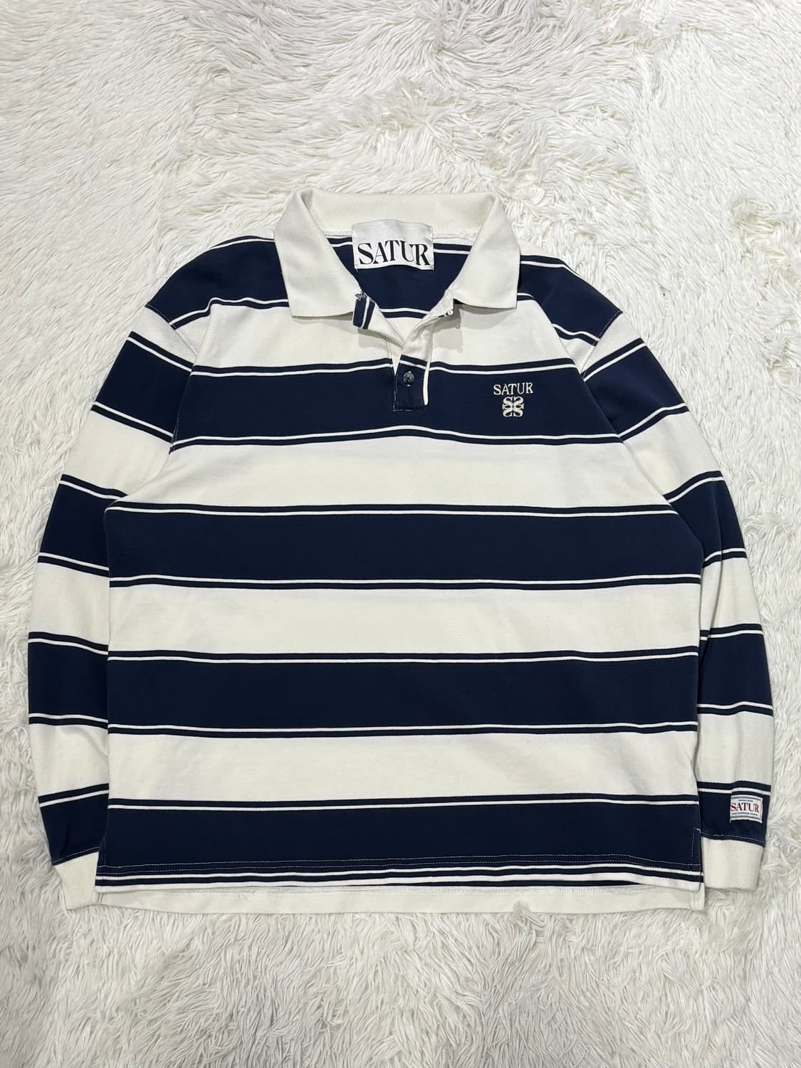 세터 럭비 스트라이프 피케 롱슬리브 상품이미지3