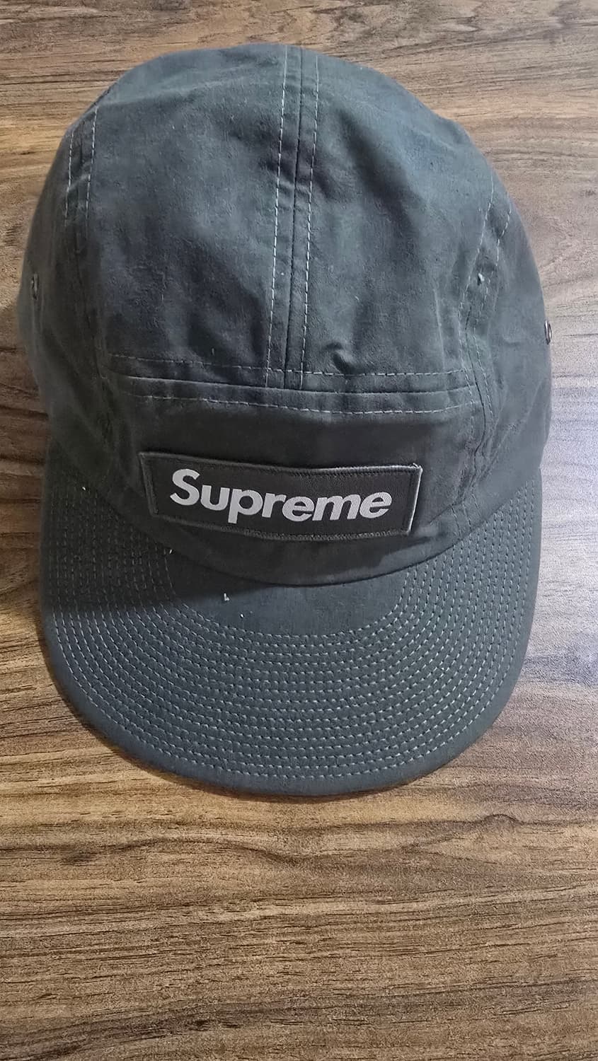 슈프림 왁스 코튼 캠프캡 올리브 - 23FW 상품이미지1